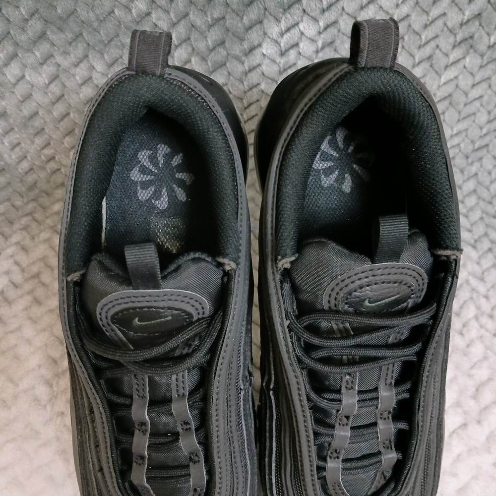 Nike Air Max 97 Women's Running Shoes Triple Black DH8016-002 Size 9 - Picture 8 of 15
